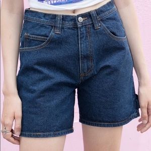 Brandy Melville Gwen Dark Wash Shorts